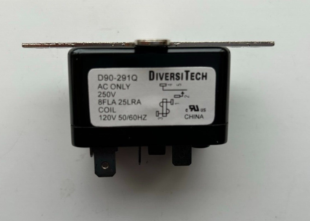 DiversiTech 90-291Q Relay SPST 8FLA 25LRA 120V 50/60HZ