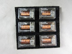 Lot of 6, Aromat, Relays, NF2-48V, DPDT, 48 Volt Coil, Used but Good Condition