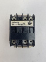 WESTINGHOUSE BFE21F INDUSTRIAL CONTROL RELAY 300V 10AMP 766A158G01 COIL 120V 60C