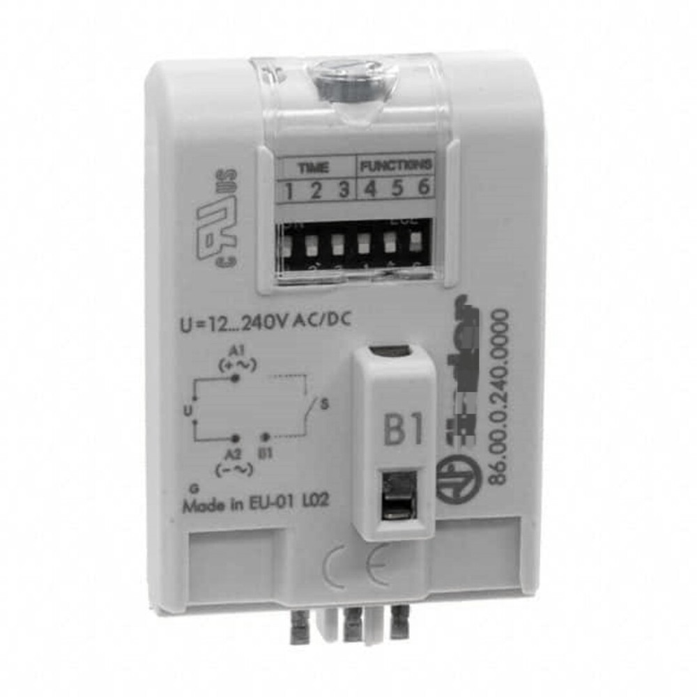2Pcs 86.00.0.240.0000 12V-240V AC/DC Multi-Function Timer Module Relay