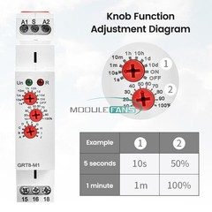 On Delay Off Delay Timer Delay Relay Time Cycler Switch 16A AC/DC12V-240V AC220V