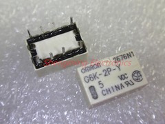 10pcs 8pins 1A G6K-2P-Y-5VDC G6K-2P-Y-5V G6K-2P-Y-DC5V Omron Relay