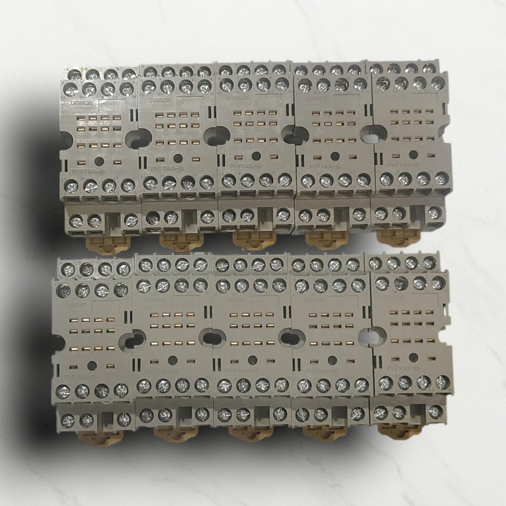 OMRON PYF14A-N RELAY BASE SOCKET 5A 14PIN LOT OF 10PCS FREE FAST SHIPPING