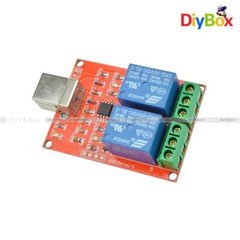 2 Channel USB Relay 5V Programmable Computer Control For Smart Home D