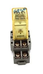IDEC RH2B-U DC 12V, 2-Pole Ice Cube Relay and Dayton 2A582E 10Amp, 300VAC Socket