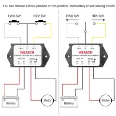 Forward and Reverse Relay Module for Motor/Linear Actuator, Reversing Relay M…