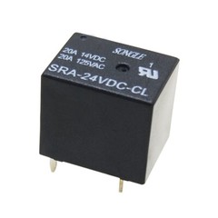 5V 12V 24V Mini Relay SPDT 4-Pins 5-Pins PCB General Purpose Relay SRA Series