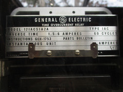 GENERAL ELECTRIC TIME CURRENT RELAY TYPE IAC 12IAC51A2A