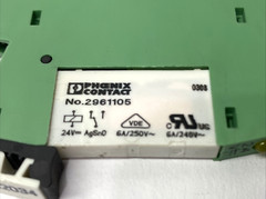 Phoenix Contact PLC-BSC-24DC/21 Relay Base 2966016 w/ 2961105 Relay