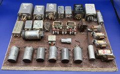 Vintage Relay Capacitor Electrical Parts Potter Brumfield Siemens GPO Untested
