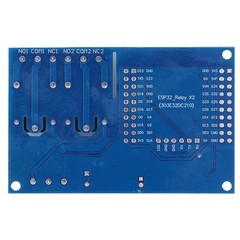 AUNMAS Dual Channel Relay Module, 4MB Flash Programmable Board DC 5-60V Dual