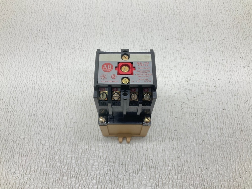Allen Bradley 700-PK400A1 110/115-120 VAC Coil Relay 700PK400A1 Ser B PK (TBI)