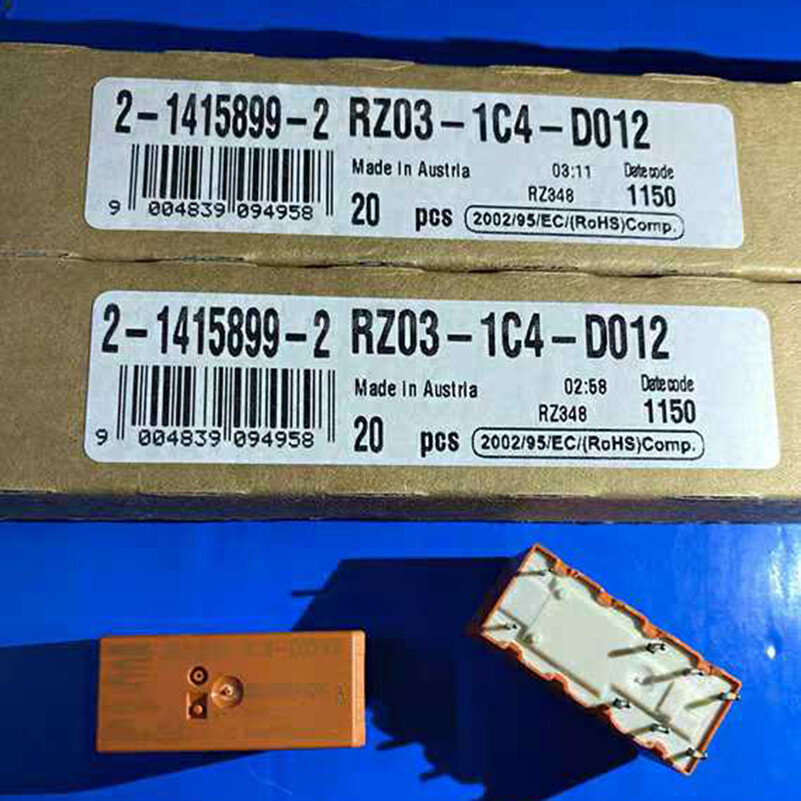 10Pcs TE RZ03-1C4-D012 PCB Power Relay 12VDC 8 Pins