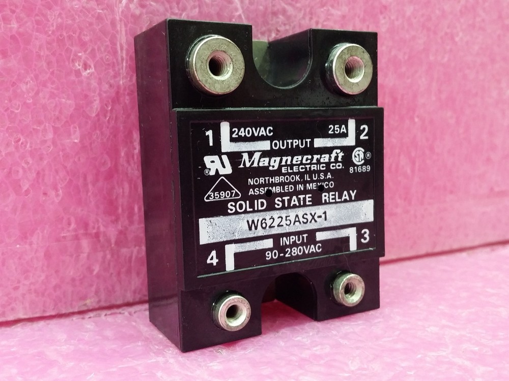 Magnecraft W6225ASX-1 Solid State Relay In 90-280VAC Out 25A 240VAC