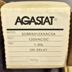 Agastat Timing Relay, Model SCBR012XXACXA