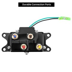 12V 250A Winch Solenoid Relay Contactor for ATV/UTV, 2000-5000 lbs, Rocker Switc