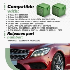 2 Pcs 5-Pin Automotive Multi Function Relay Compatible with 2003-2019 Mercedes B
