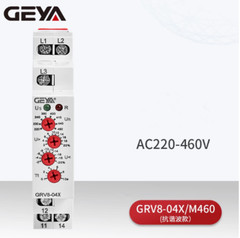 1pcs GRV8-04X/M460 AC220-460V delay device power-off delay time relay