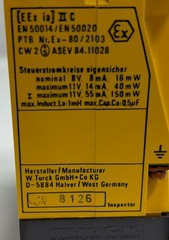 TURCK MS1-12 Ex0-R Schaltverstärker amplifier Safety Relay 220VAC