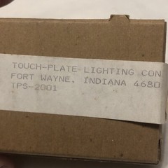 Touch-Plate Lighting Control TPS-2001 (120vac 60Hz Line) (6.3V 1.9VA Load)