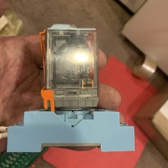 Turck Releco C2-A20X Time Delay Relay, W/socket 120VAC