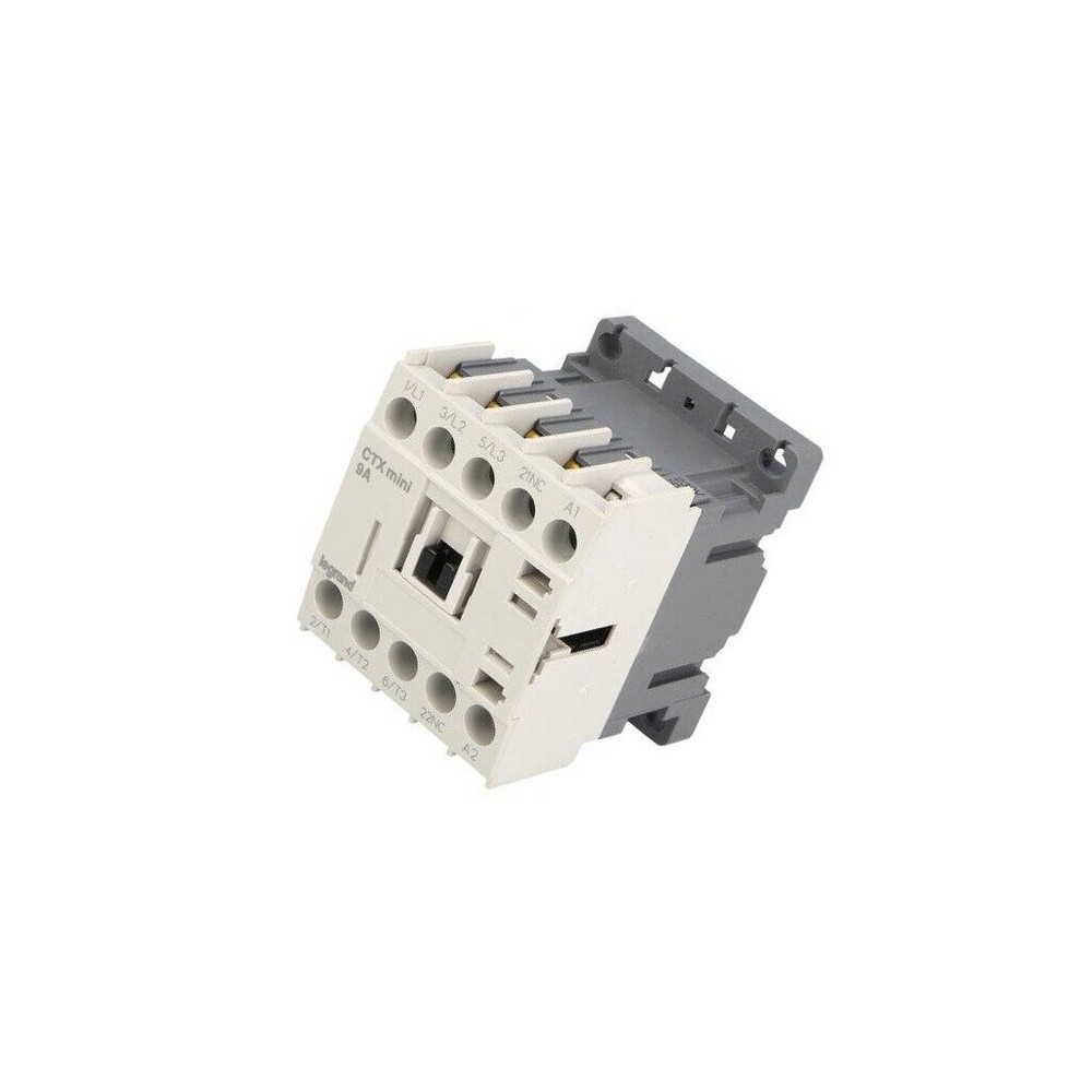 CTX3 MINI 3P 9A 1NC 230VAC Contactor: 3-pole NO x3 Auxiliary contactors: NC…