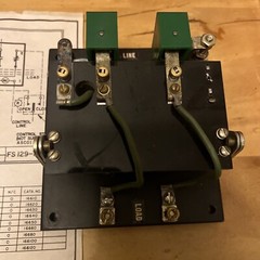 Automatic Switch ASCO 16620 Switchboard Relay 115V Coil, 2-Poles, 25A