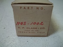 C.P. CLARE HGS 1002 MECURY WETTED CONTACT RELAY NSMP