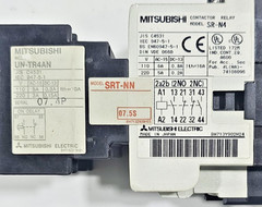 MITSHUBISHI ELECTRIC SRT-NN UN-TR4AN ON DELAY CONTACTOR RELAY SR-N4 100-110VAC