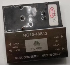2Pcs HG10-48S12 DC-DC Power Supply 48V-12V 0.84A 10W Used