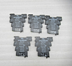 Lot of 5- Sensata Crydom DRSCN24 Socket & Sold State Relay 24VDC (Fast Shipping)