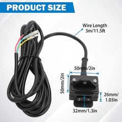 12V Winch Switch with Mounting Bracket Winch Rocker Thumb Switch for ATV UTV …