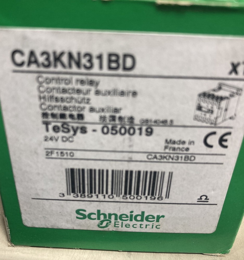 CA3KN31BD Schneider Control Relay. New. Free Shipping!!!