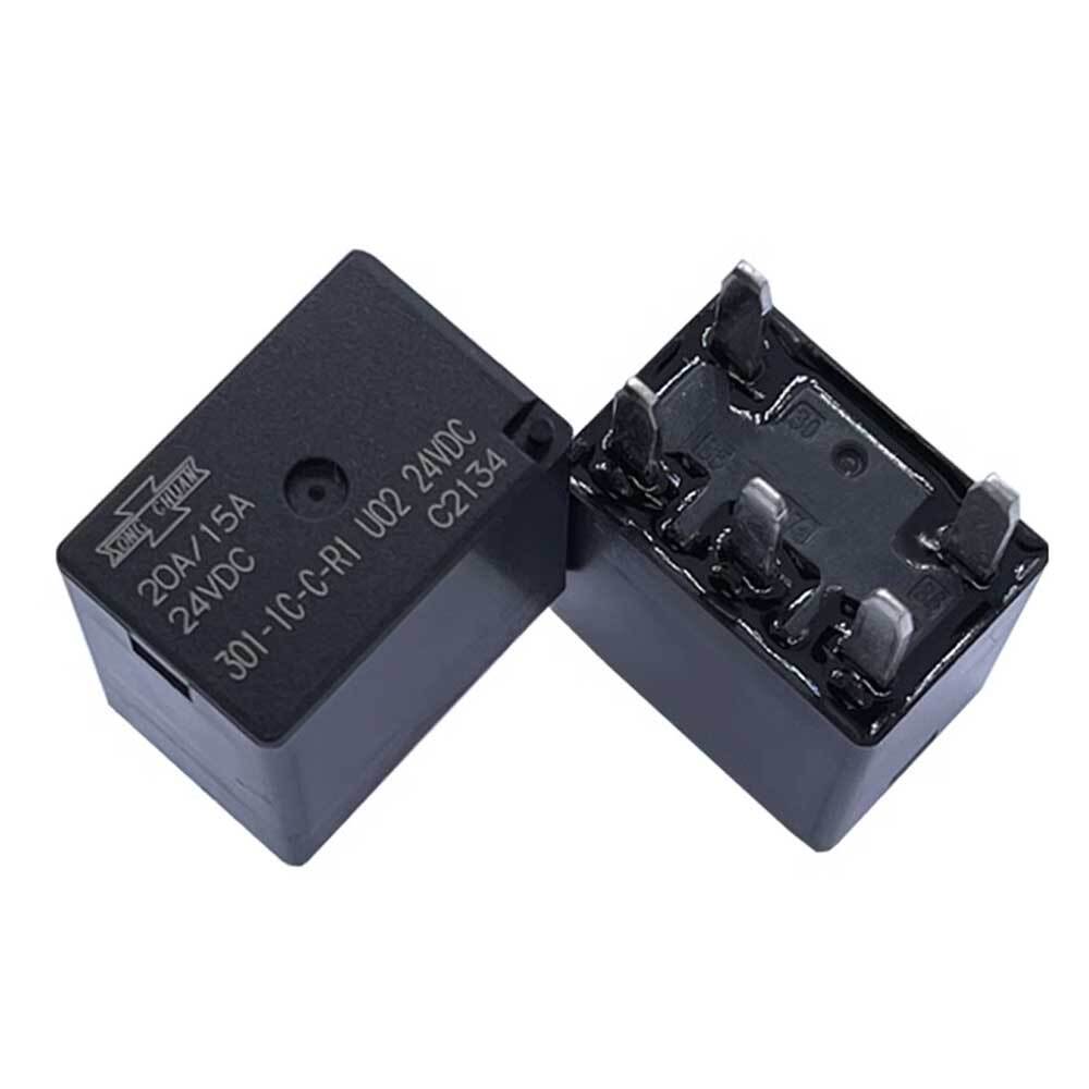 SongChuan Relay 301-1C-C-R1 U02 24VDC 20A/15A 5Pins High-Power Automotive Relay