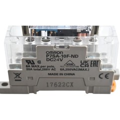 NEW Omron P7SA-10F-ND DC24V Relay Socket with G7SA-3A1B Safety Relay