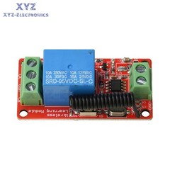 DC 5V 12V 24V Wireless Remote Control Receiver Switch Relay Module 1CH 433MHz