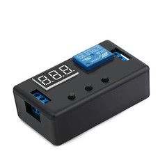 12 Rele Temporizador De Voltios, 0,1 S A 999 Min 50 Ma 4 Modos On-off Digital…