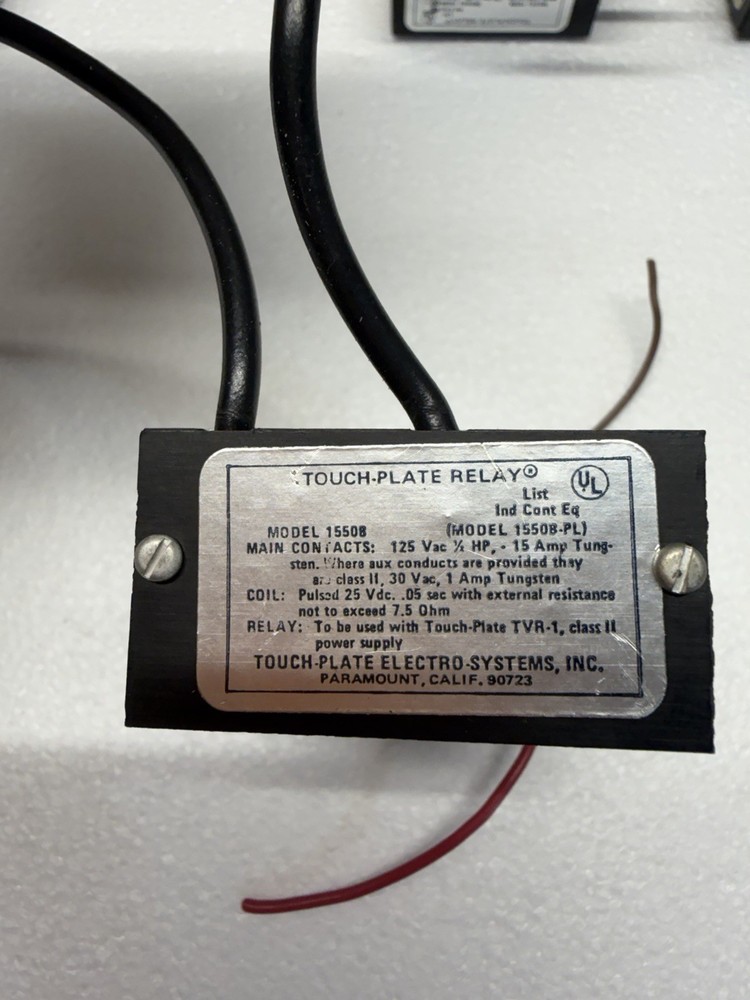 Touch-Plate Electro-Systems Relay Model 1550-B