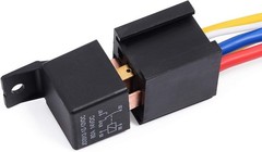 Car Relay 80A 12V Heavy Duty SPDT 5-Pin On Off Normally Open Socket Pack of 2