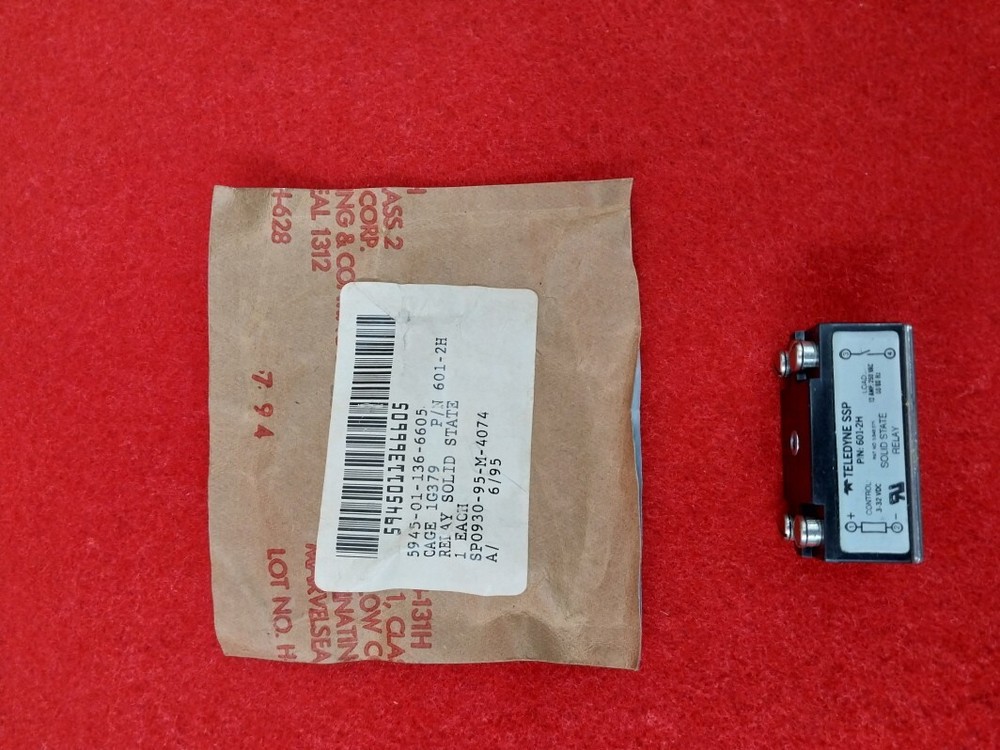 RELAY SOLID STATE, TELEDYNE SSP. P/N 601-2H “2 item per lot”