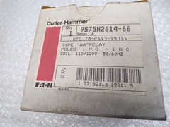 CUTLER HAMMER 9575H2614-66 SER.A RELAY 110/120V NSMP