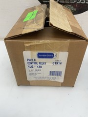 Joslyn Clark 4U2-130 PM D.C. Control Relay 130 VDC Coil Open Type 01914 NIB
