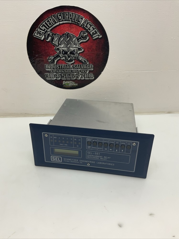 Schweitzer SEL-551 Overcurrent Relay Reclosing Relay P/N 055100BX521X