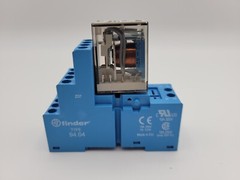 Finder 55-34-9-024-0000 Relay 7A 250VAC with Socket Base 10A 250/300V Type 94.04