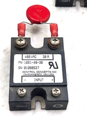 1 each of a CONTROL CONCEPTS INC 1651-48-30 480 VAC 30 A Pre-owned