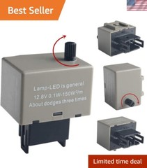Plug-and-Play 8-Pin LED Flasher Relay for Lexus and Toyota with Adjustable Speed