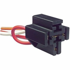 BLACK WIDOW 12 VDC 4-Pin Relay Socket With Diode for Starter Kill Circuit
