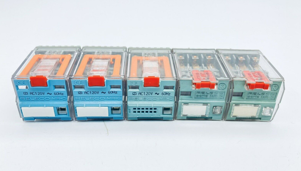 LOT OF 5 TURCK RELECO C3-A30X 120VAC PLUG-IN POWER RELAY 120VAC 11-PIN LED