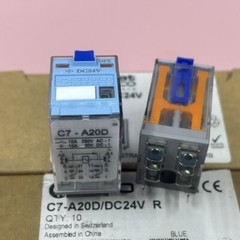 New C7-A20D/DC24V Intermediate Relay 10A 24VDC 8 Pins x 1pc