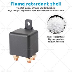 12V DC 250A Continuous Relay Heavy Duty 5 Pin Power Switch Suitable for Truck
